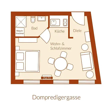 Dompredigergasse Lejlighed